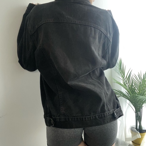 Black denim Levi’s jacket XL - Picture 8 of 10